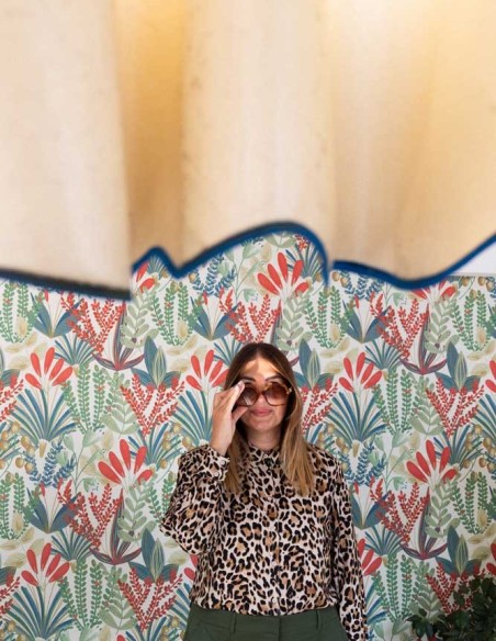 Camicia maculata dal tessuto morbido e confortevole