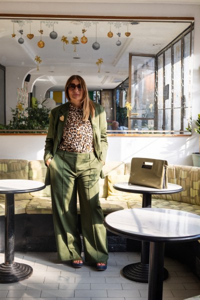 Completo giacca e pantalone in punto Milano – stile maschile chic