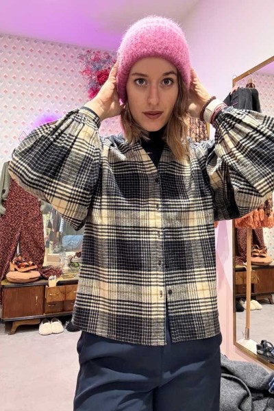 Cappello in morbida lana merino